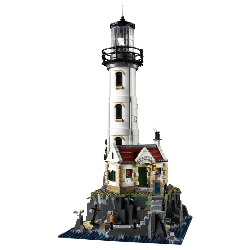 JIESTAR 92882 Motorised Lighthouse Ideas 21335 with Light Brick and Motor Building Block Brick 2065±pcs from USA 3-7 Days Delivery.