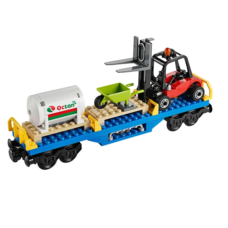 Custom 02008 / 40014 City Series Cargo Train Building Blocks 1033pcs Bricks 60052 Toys Model Ship From China