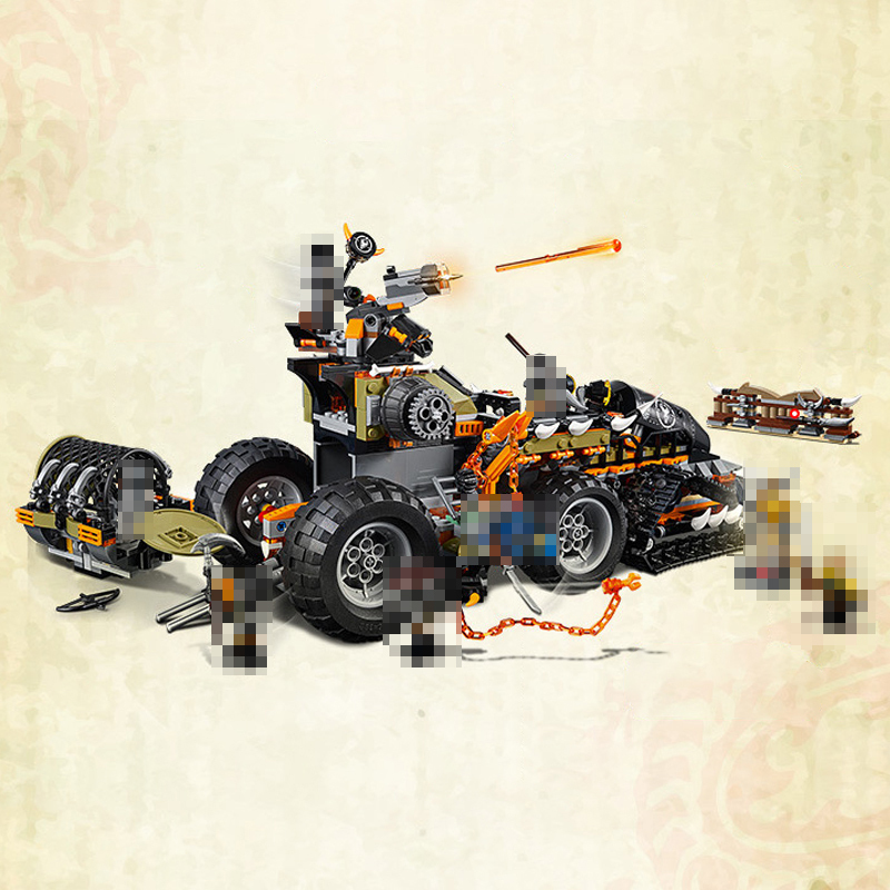 T2117 Ninjago Series Heavy Duty Truck Building Blocks 1236pcs Bricks Toys 70654 From China