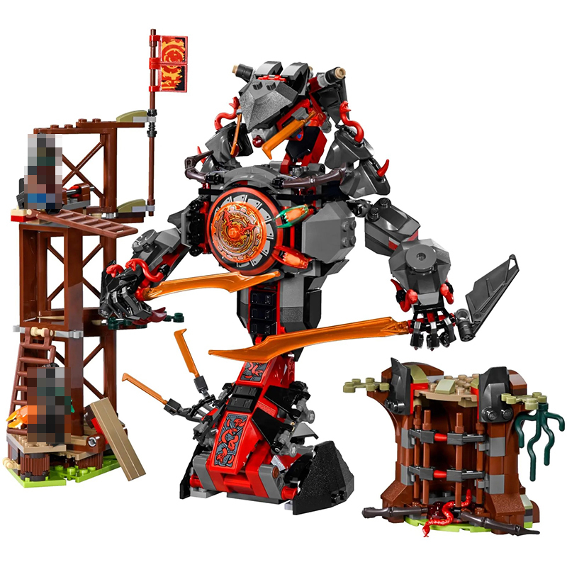 BELA 10583 Custom 20583 Ninja Series Dawn Of Iron Doom Figure Building Blocks Assemble Toys 734pcs Bricks 70626 From China.