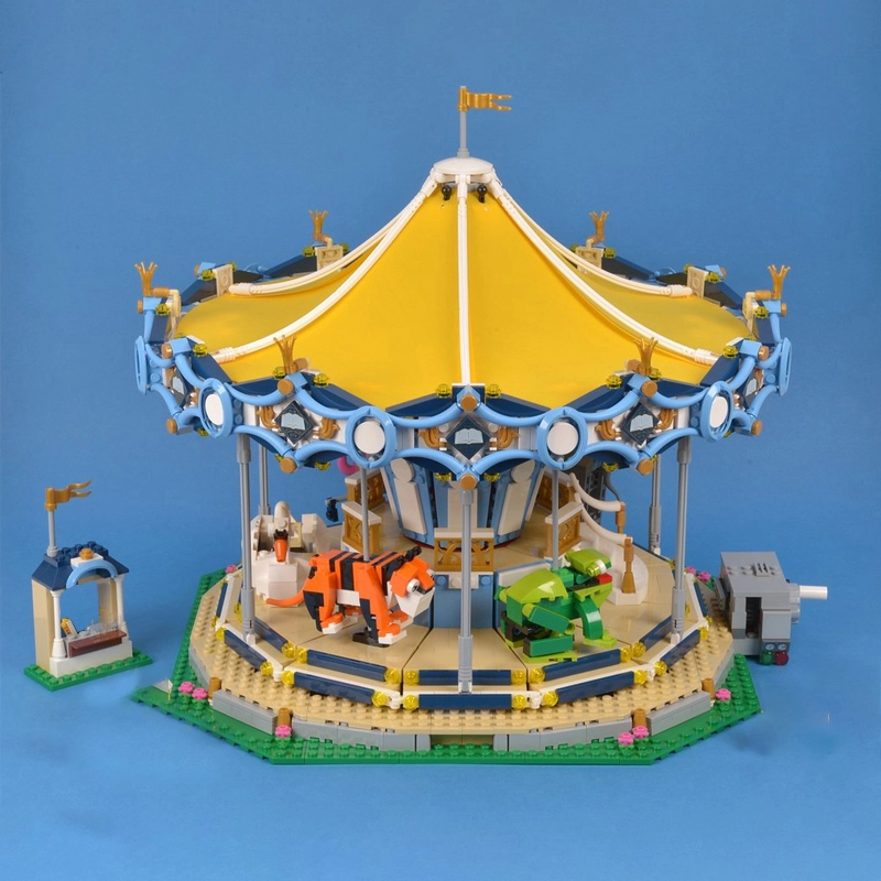 Custom 15036 SX6016 Carousel Amusement Park Creator Expert 2670pcs 10257 From Europe 3-7 Days Delivery