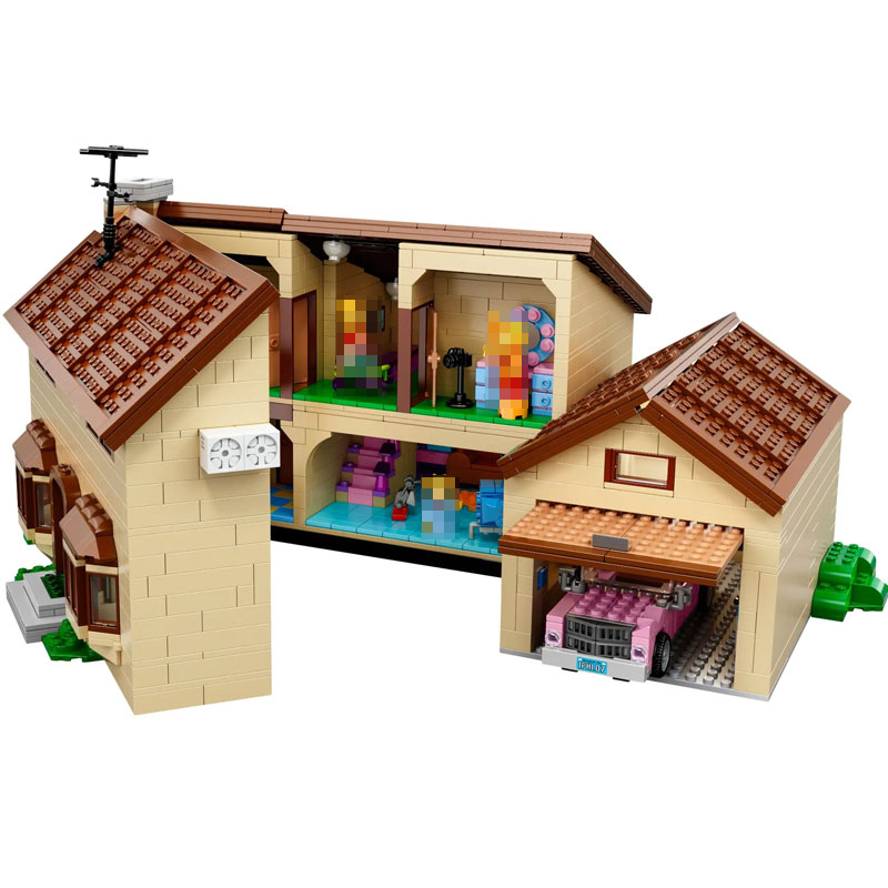 Custom 16005 KING A19016 The Simpsons House Building Blocks 2523±pcs Bricks 71006 from Europe 3-7 Days Delivery.