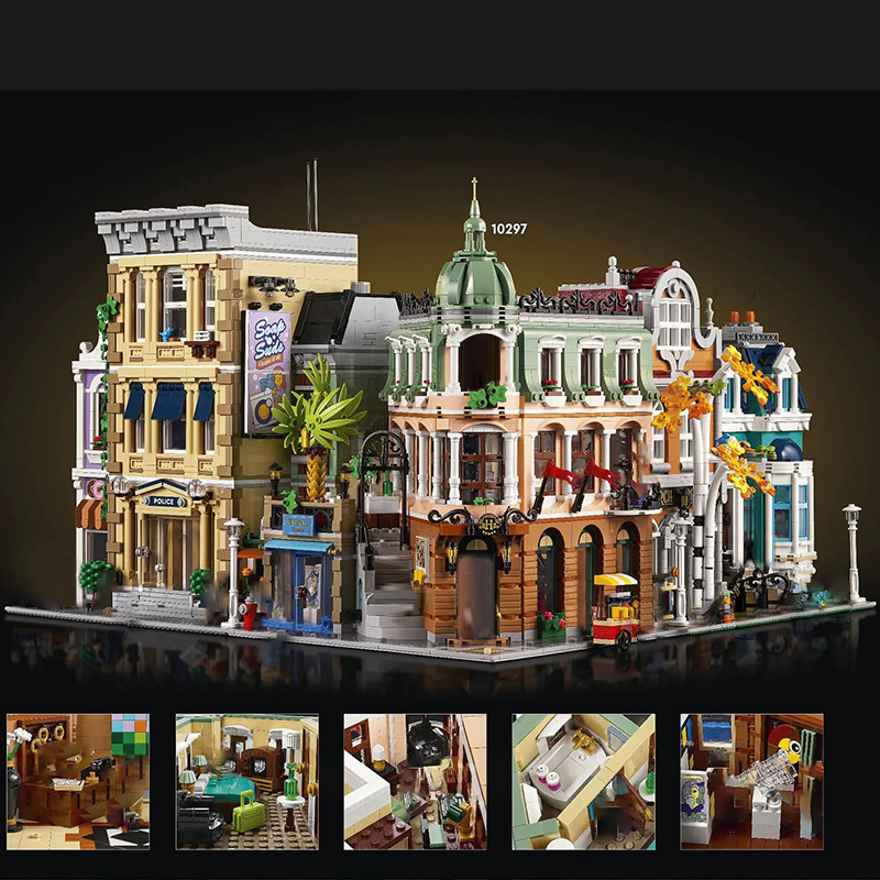 LJ22050 Boutique Hotel Creator Modelr 3066pcs Building Building Blocks Brick 10297 from USA 3-7 Day Delivery