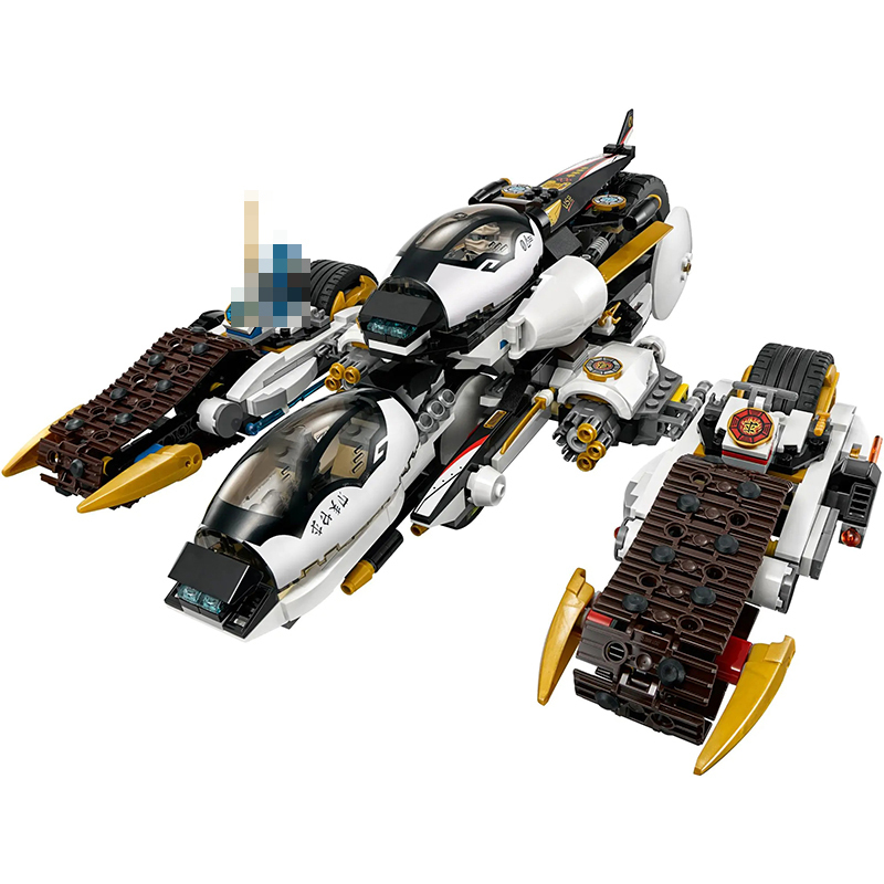 Custom 20529 / 10529 Ninja Series Ultra Stealth Raider Building Blocks 1093pcs Bricks Toys 70595 From China