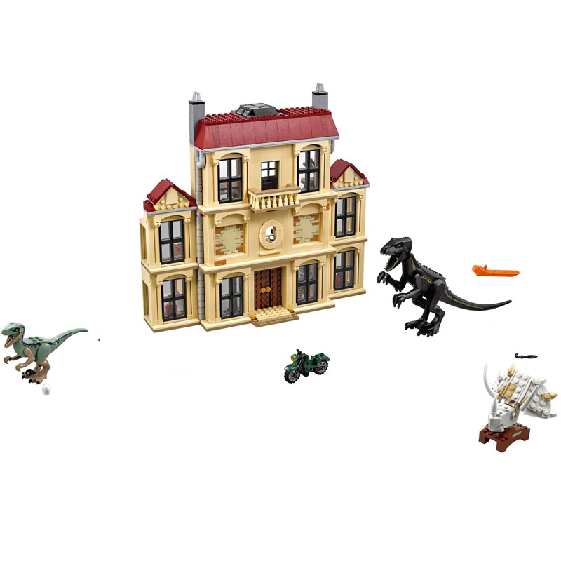 10928 Movie & Games Series Jurassic World Indoraptor Rampage at Lockwood Estate 75930 From China