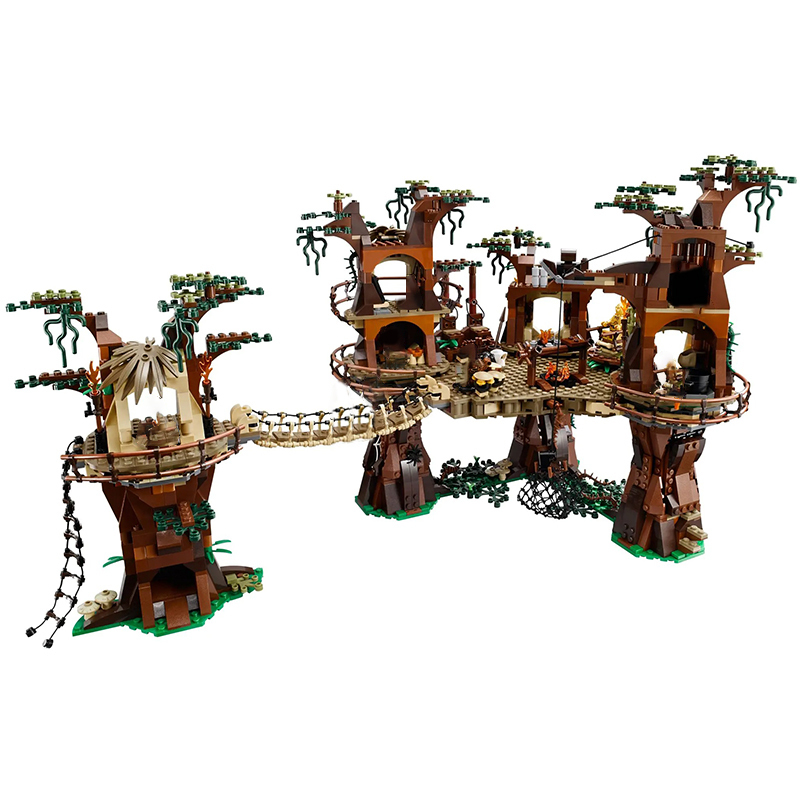 KING 88868 /05047/20236 Ewok Village Building Blocks Bricks Model Sets Toys 10236 Ship From Europe 3-7 Days Delivery.