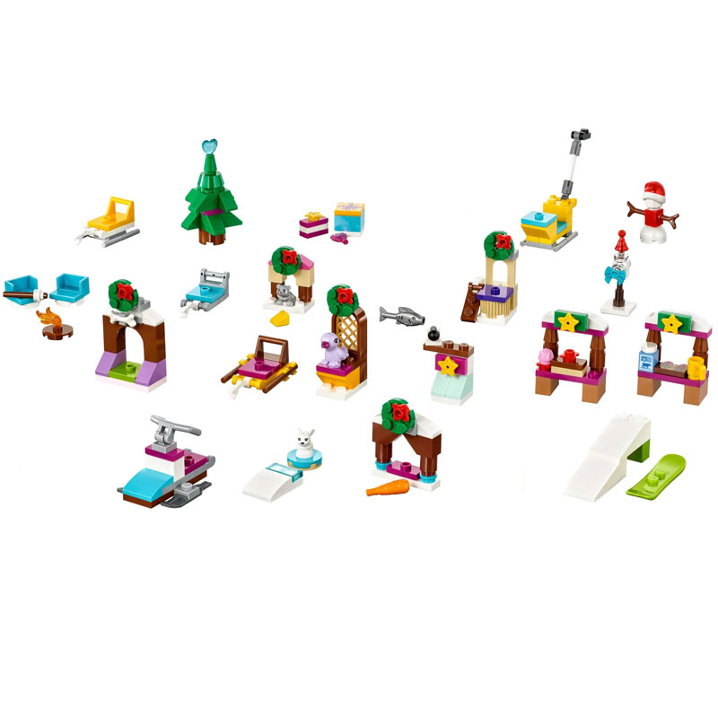 Friends Advent Calendar Building Blocks 217pcs Bricks Toys Model 41326 Ship From China