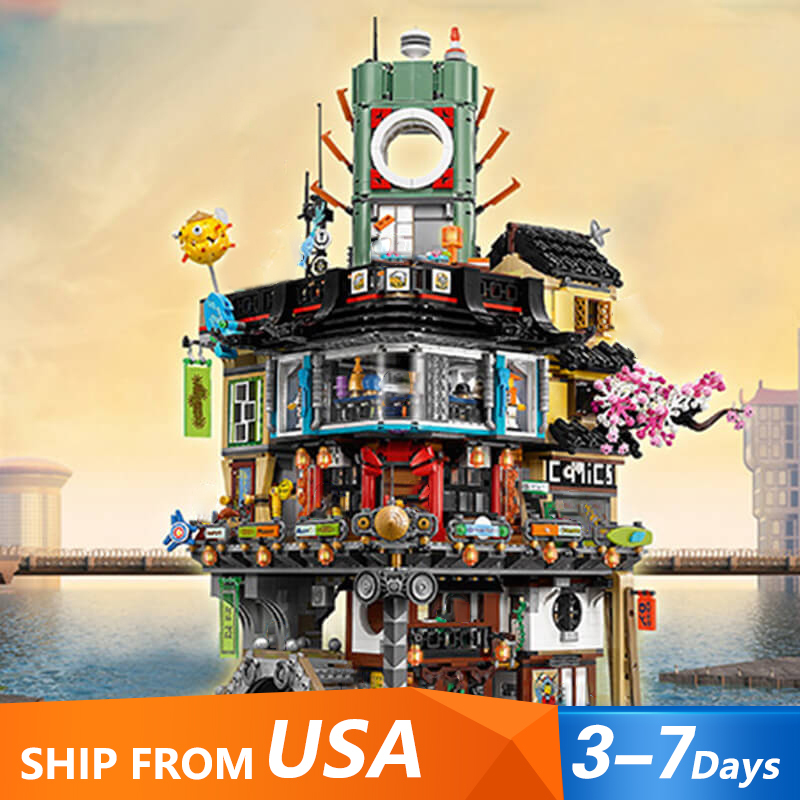 Ninja Series City Building Blocks 4953pcs Bricks Toys 70620 Model From USA 3-7 Days Delivery
