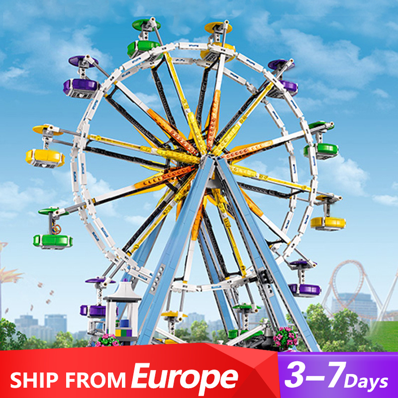 SX6015 Ferris Wheel Creator Expert 10247 Building Block Brick 2464±pcs From Europe 3-7 Days Delivery