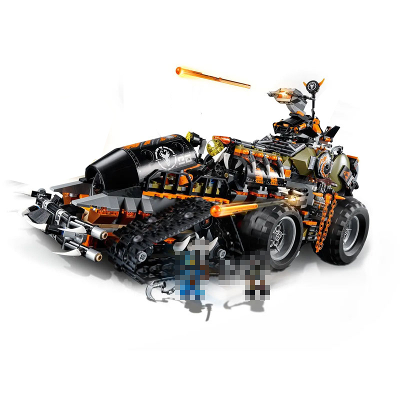 BELA 10939 Ninja Series Heavy Duty Truck Building Blocks 1236pcs Bricks Toys 70654 From China