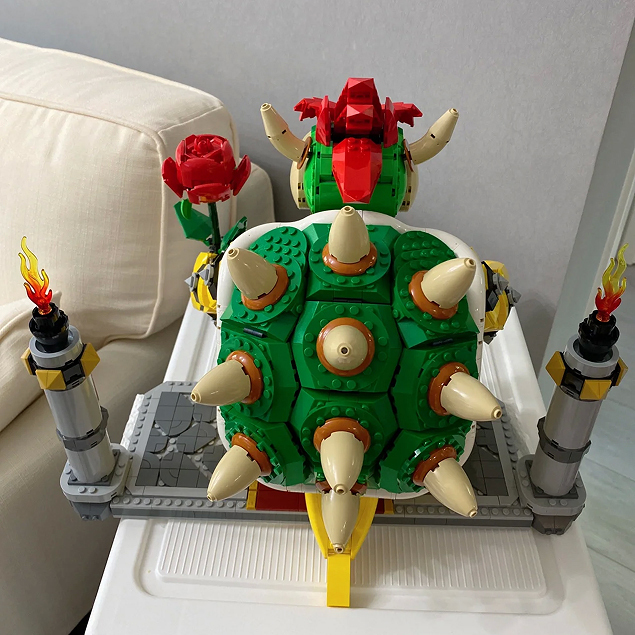 Custom 12008/ 87031 The Mighty Bowser Super Mario Game 71411 Building Block Brick Toy 2807±pcs from USA 3-7 Days Delivery.