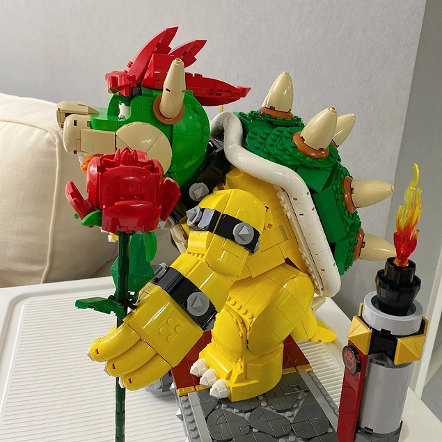 Bowser Build Lego Mario LEGO MOC Bowser Super Mario Set