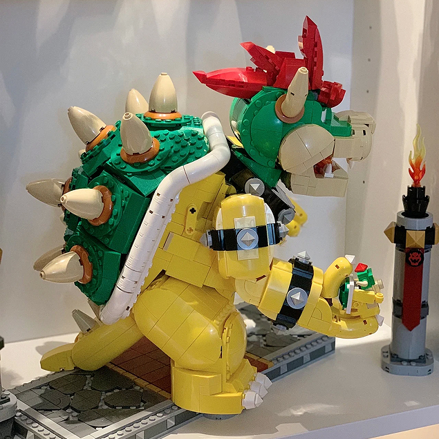 Custom 12008/ 87031 The Mighty Bowser Super Mario Game 71411 Building Block Brick Toy 2807±pcs from USA 3-7 Days Delivery.