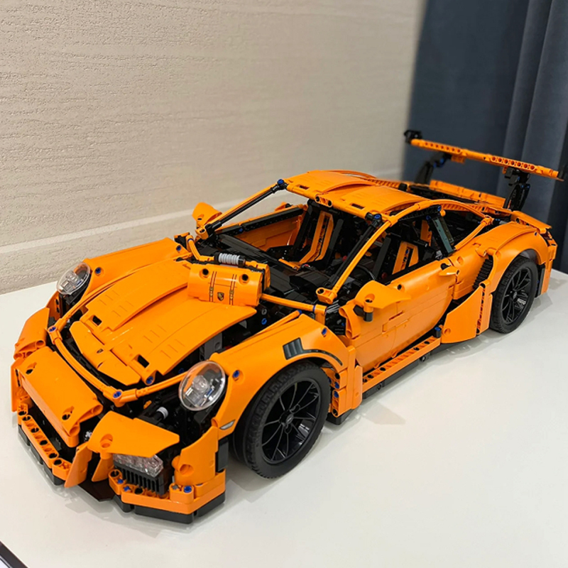 LP20001 Custom 79222 / KING X19004 / T19050 / Custom 17265 Porsched 911 GT3 RS Super Racing Car Building Blocks Bricks 42056 from Europe 3-7 Days Delivery
