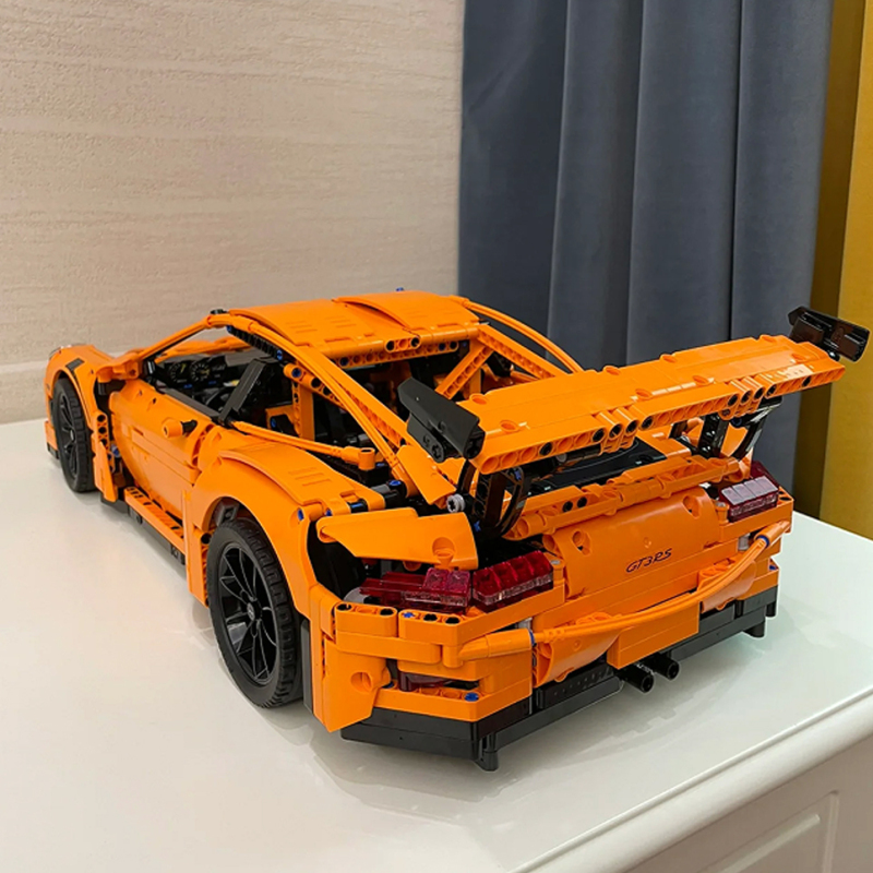 Custom 79222/17265 / KING X19004 / T19050 / LP20001 Porsche 911 GT3 RS Super Racing Car Building Blocks Bricks 42056 from USA 3-7 Days Delivery