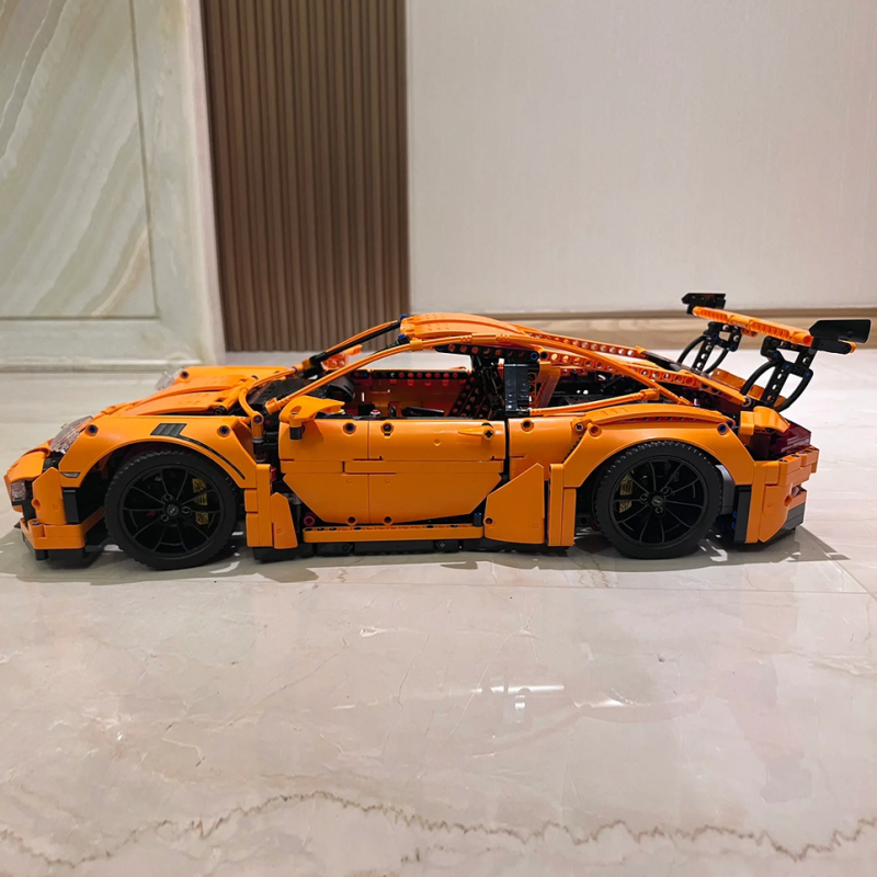 Custom 79222/17265 / KING X19004 / T19050 / LP20001 Porsche 911 GT3 RS Super Racing Car Building Blocks Bricks 42056 from USA 3-7 Days Delivery