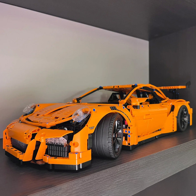 Custom 79222/17265 / KING X19004 / T19050 / LP20001 Porsche 911 GT3 RS Super Racing Car Building Blocks Bricks 42056 from USA 3-7 Days Delivery