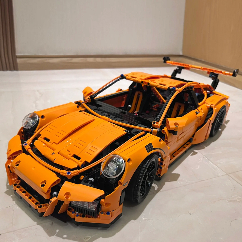 LP20001 Custom 79222 / KING X19004 / T19050 / Custom 17265 Porsched 911 GT3 RS Super Racing Car Building Blocks Bricks 42056 from Europe 3-7 Days Delivery