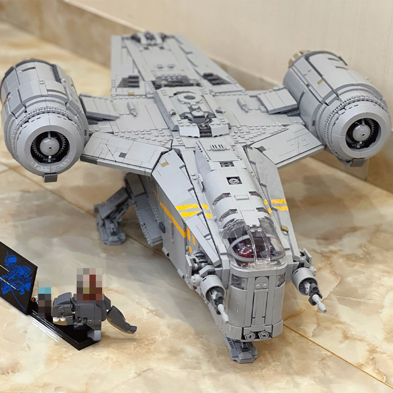 JieStar 60088 The Razor Crest UCS Star Wars 75331 Building Block Brick toy 6187±pcs From USA 3-7 Days Delivery.