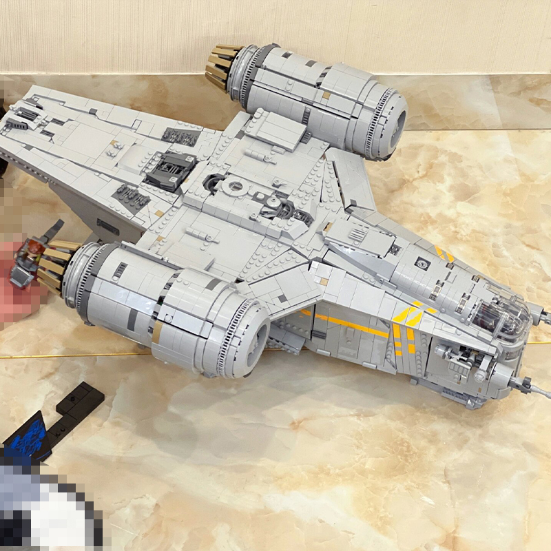 JieStar 60088 The Razor Crest UCS Star Wars 75331 Building Block Brick toy 6187±pcs From USA 3-7 Days Delivery.