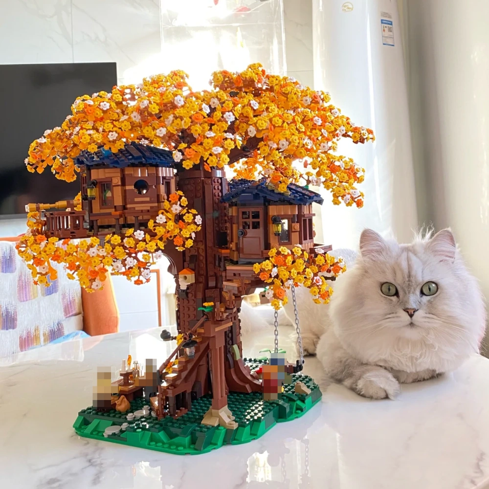 Custom 23118  77020 / SX6007 / DE1206   Ideas Series Tree House Building Blocks 3117PCS Bricks 21318 From USA 3-7 Days Delivery
