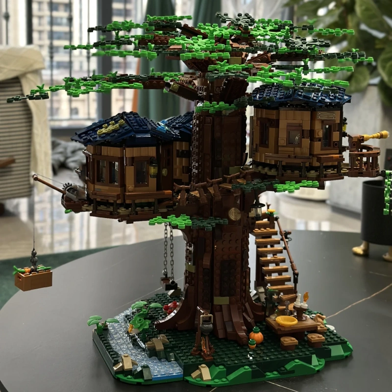 Custom 23118  77020 / SX6007 / DE1206  Tree House Building Blocks 3117PCS Bricks 21318 From Europe 3-7 Days Delivery