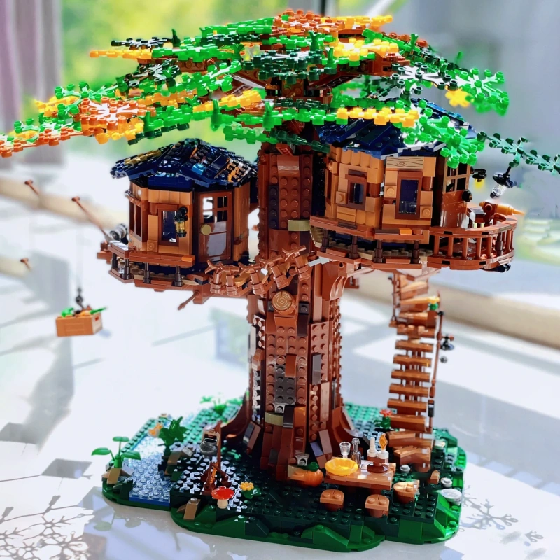 Custom 23118  77020 / SX6007 / DE1206   Ideas Series Tree House Building Blocks 3117PCS Bricks 21318 From USA 3-7 Days Delivery