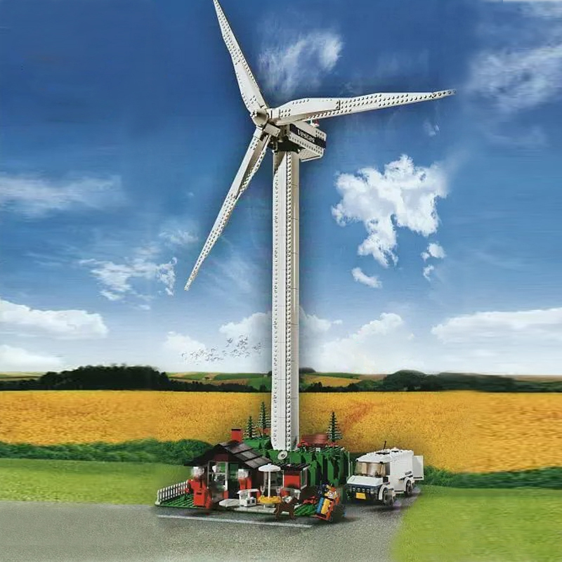 11394 Vestas Wind Turbine  Creator 4999 Building Blocks 844pcs 10268 Toys Model From China [with Motor]