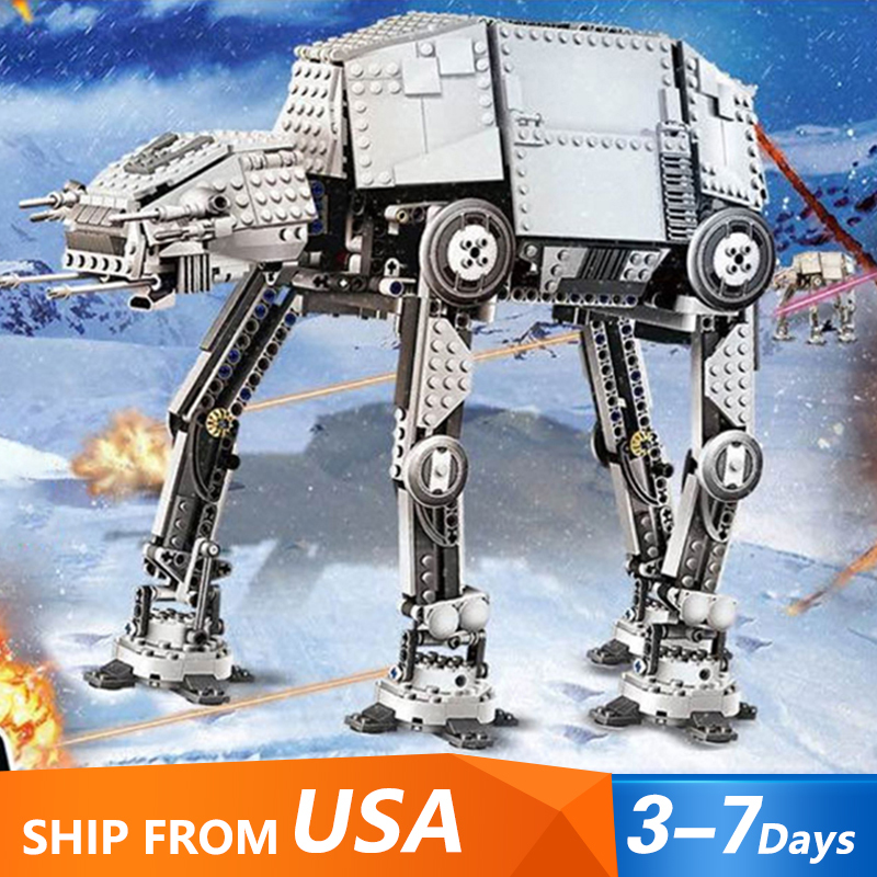 05050 Movie & Games Series Walking AT-AT Building Blocks 1137pcs Bricks Toys For Gift 10178 Ship From USA 3-7 Days Delivery