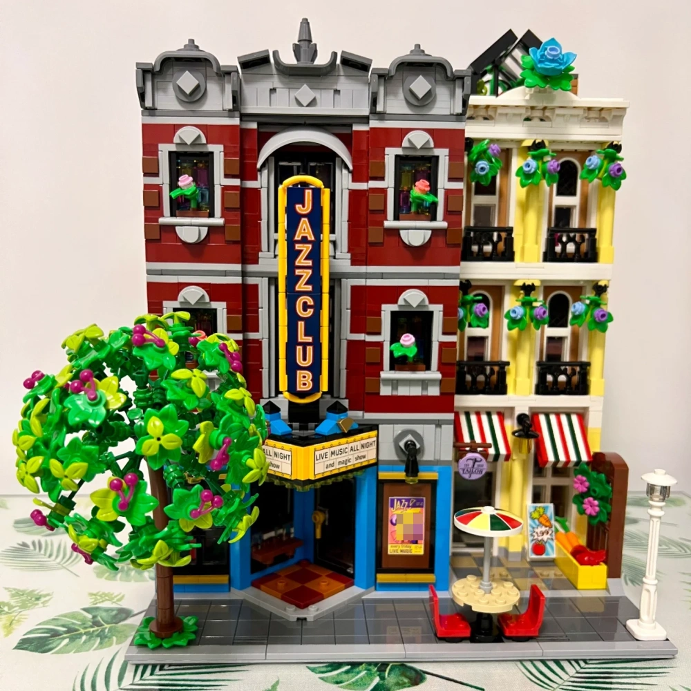 {Pre-Order By 15th May} KING 0312 Creator Jazz Club & Pizzeria Modular Buildings Blocks 2899±pcs Bricks 10312 Toys from China.
