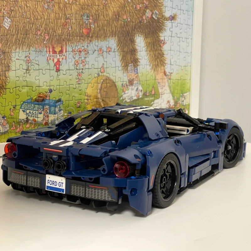 {Pre-Order by 6th May}KING 36002 Technic 2022 Ford GT Sports Car Building Blocks 1466±pcs 42154 Toys from China.