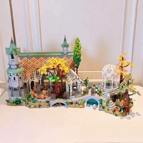 {Pre-Order By 15th May}LONG TENG(Bela) E9958 Creator Expert The Lord of the Rings Rivendell 10316 Building Blocks 6167±pcs Bricks from China.