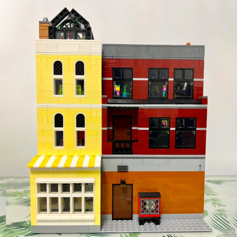 {Pre-Order By 15th May} KING 0312 Creator Jazz Club & Pizzeria Modular Buildings Blocks 2899±pcs Bricks 10312 Toys from China.