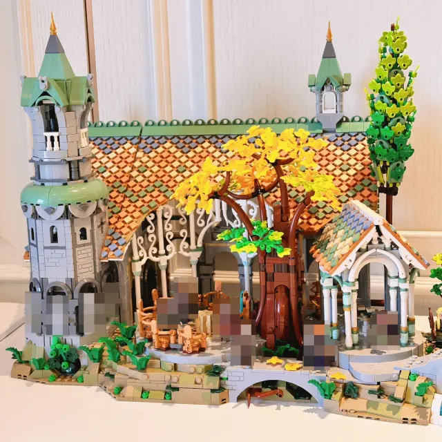 {Pre-Order By 15th May}LONG TENG(Bela) E9958 Creator Expert The Lord of the Rings Rivendell 10316 Building Blocks 6167±pcs Bricks from China.