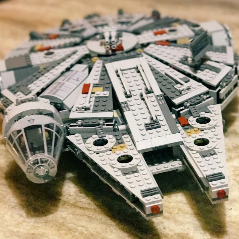 Custom 05007 Movie & Game Star Wars Millennium Falcon Building Blocks 1329±pcs Bricks Toys 75105 From USA 3-7 Days Delivery