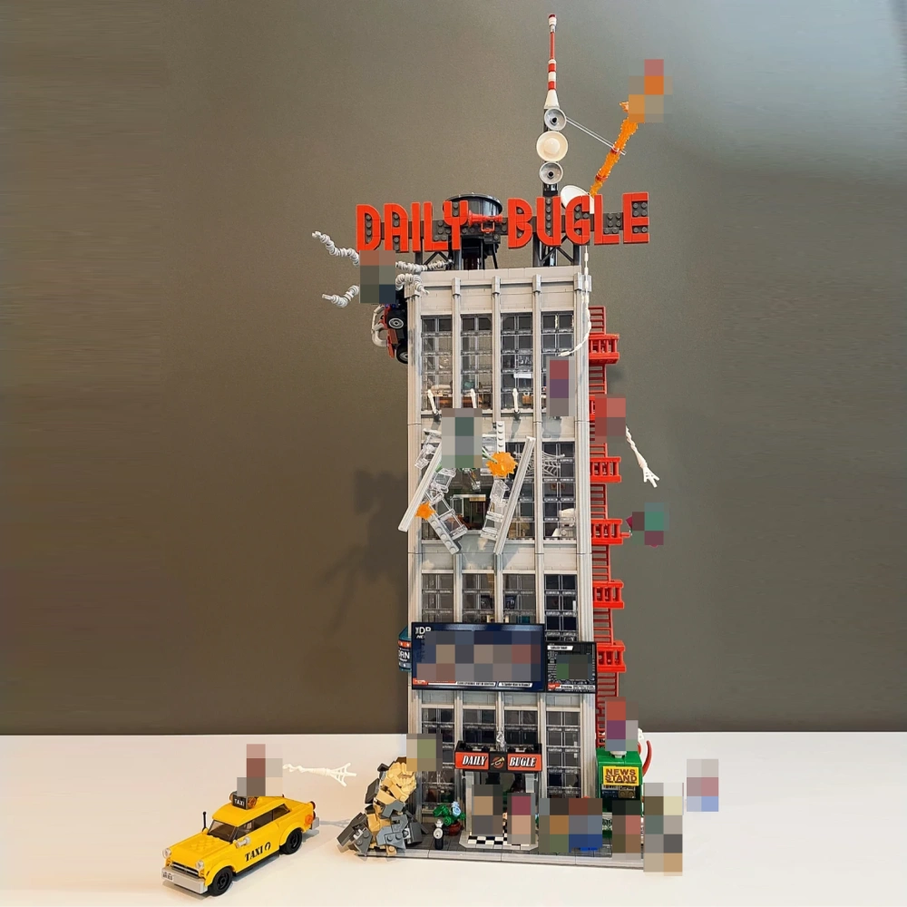 {Pre-Order}Custom 66808 / KING 55886 / LJ1299 Daily Bugle Super Heroes Series Building Blocks 3772±pcs Bricks Toys 76178 From Canada 3-7 Days Delivery