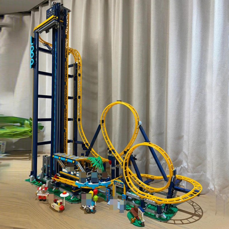 {Only Set}Custom 66503 / 77045 / 13003 Loop Coaster Optional Ground Fair Creator 10303 Building Block Brick Toy 3756±PCS from Canada 3-7 Days Delivery.