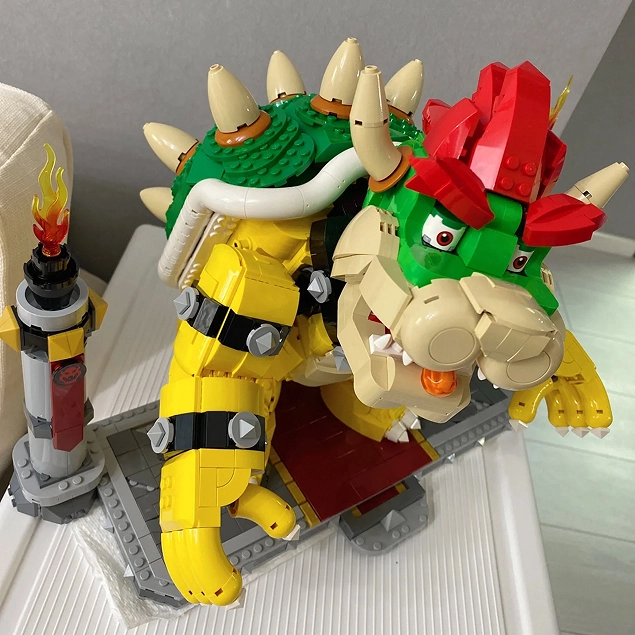 Custom 87031 The Mighty Bowser Super Mario 71411 Building Block Brick toy 2807±pcs from Europe 3-7 Days Delivery.