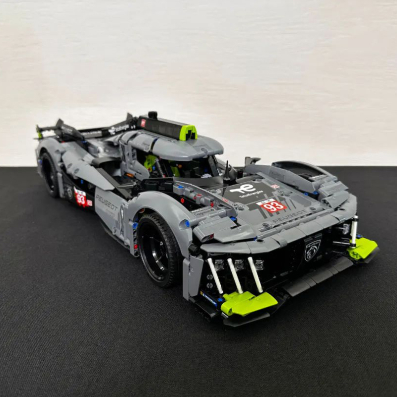 {Pre-Order}{Only Set}Custom 84023 Technic PEUGEOT 9X8 24H Le Mans Hybrid Hypercar Building Blocks 1775±pcs Bricks 42156 from China.