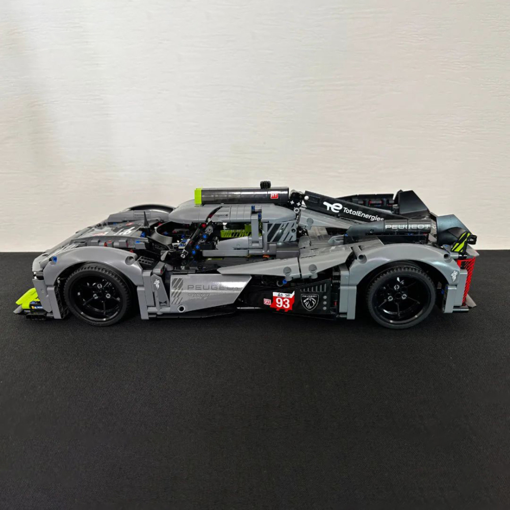 {Pre-Order}{Only Set}Custom 84023 Technic PEUGEOT 9X8 24H Le Mans Hybrid Hypercar Building Blocks 1775±pcs Bricks 42156 from China.