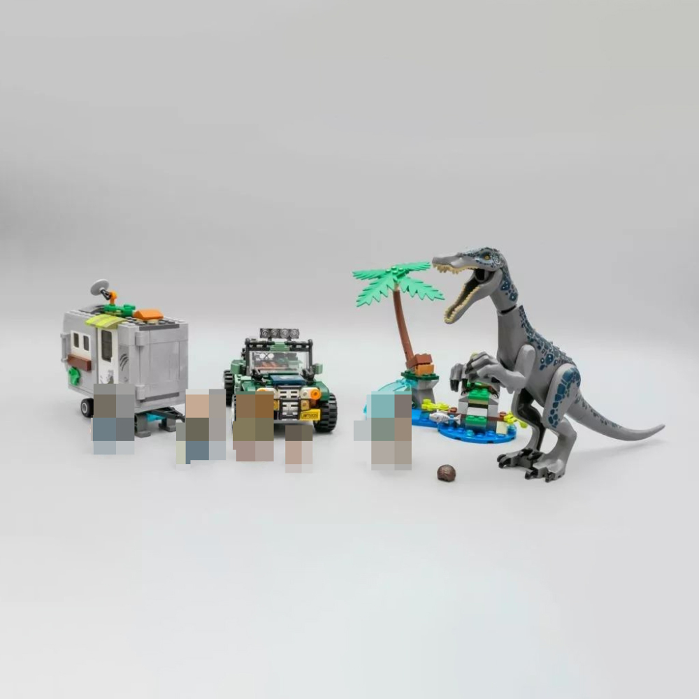 LARI 11335 Movie Series Jurassic World Baryonyx Face-Off: The Treasure Hunt  75935 Building Block Brick 434±pcs from China.