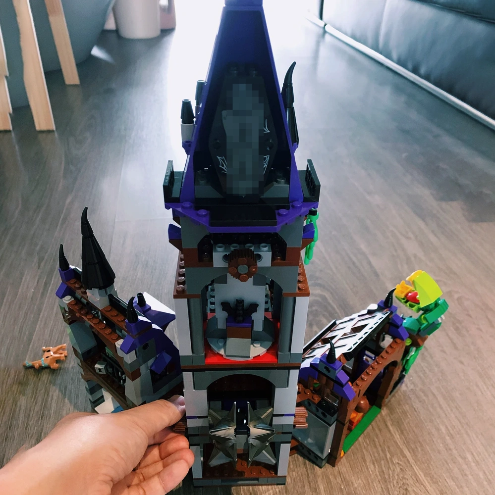Custom 10432 Movie Series Scooby Doo Mystery Mansion Building Blocks Bricks 860±pcs Bricks 75904 From China