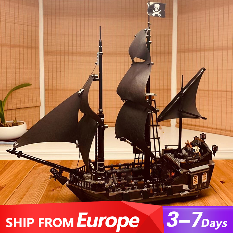 LP16006 The Black Pearl Pirate of the Caribbean 4184 Building Block Brick 804±pcs from Europe 3-7 Days Delivery.