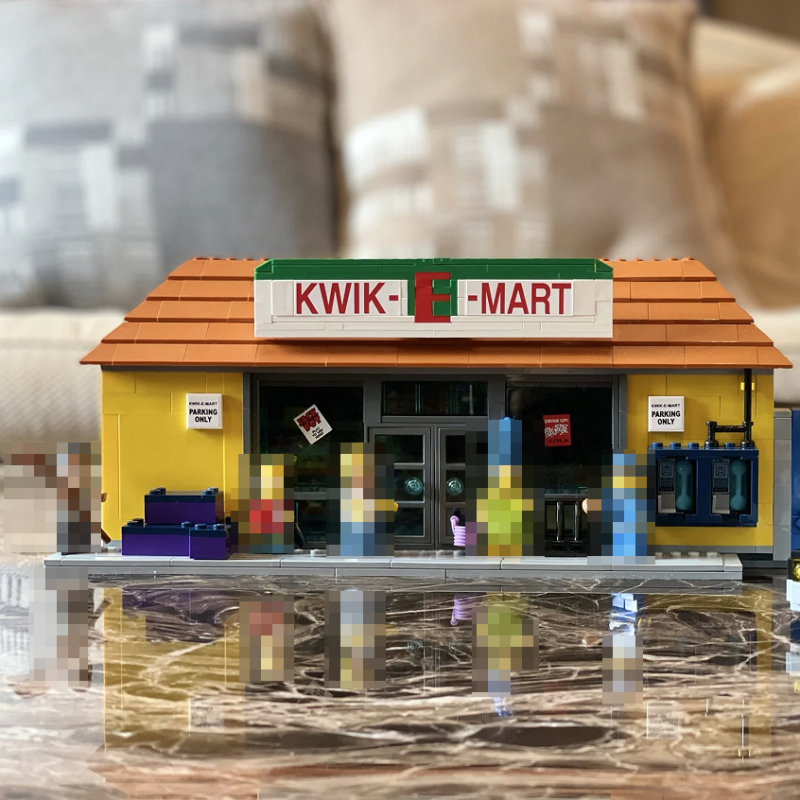 LIONKING X19044 / 63444 The Kwik-E-Mart Cartoon Movies Building Block 2179±pcs 71016 Bricks Toys From Europe 3-7 Days Delivery
