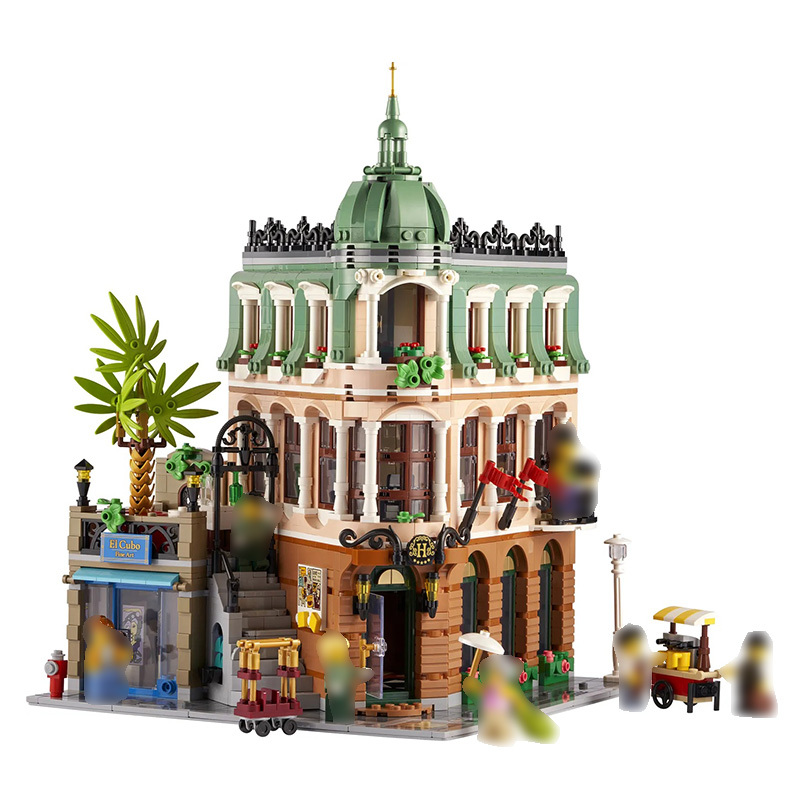 JIESTAR 56800 / KING63336 / LEJI22050 Boutique Hotel Creator Modular Building 10297 Building Building Blocks Brick  3066±pcs from China