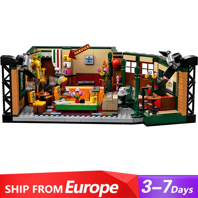 J12001 / 12107 Ideas Series The Friends Central Perk Building Blocks 1070±pcs Bricks Toys 21319 From Europe 3-7 Days Delivery.