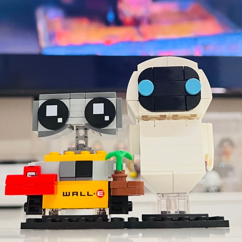 Robotics EVE & WALL-E 40619 BrickHeadz Building Blocks 155±pcs Bricks From China.