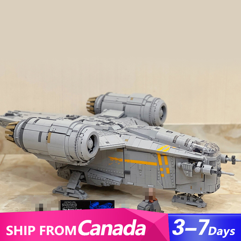 JieStar 60088 The Razor Crest UCS Star Wars 75331 Building Block Brick toy 6187±pcs From Canada 3-7 Days Delivery.