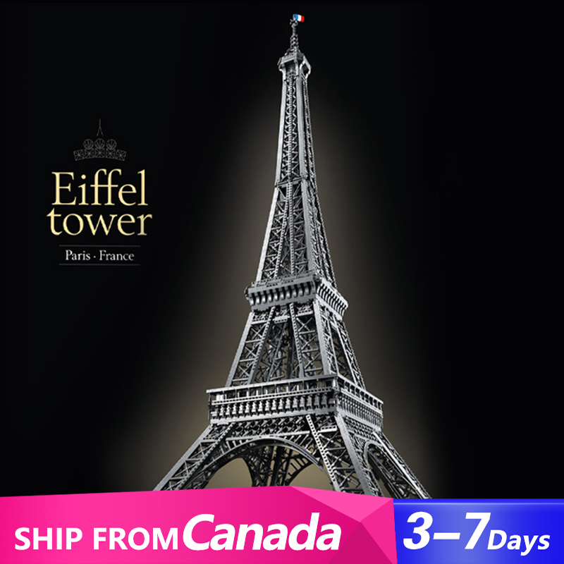 Creator Expert Eiffel Tower Buildings 10307 Building Block Brick Toy 10001±PCS From Canada 3-7 Day Delivery.