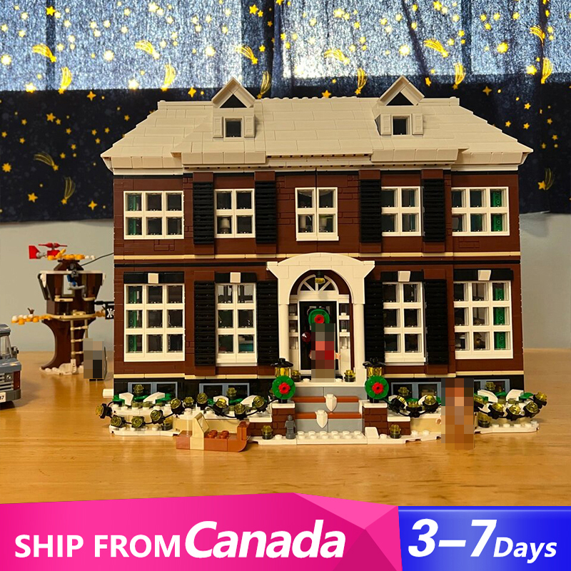 KING A68478 Ideas Home Alone The McCallister House Building Blocks 3955±pcs Bricks 21330 From Canada 3-7 Days Delivery